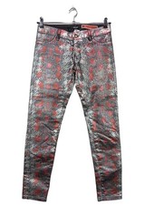 JUST CAVALLI Jeans vita bassa Donna Jeans Taglia IT 42 rosso-grigio chiaro