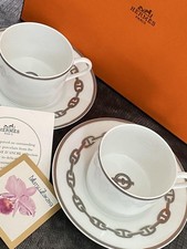 Set di 2 piattini tazza Hermes