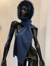 SCIARPA cappuccio in PELLICCIA