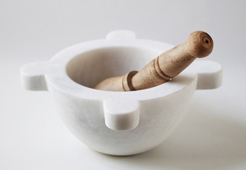 Mortaio cucina marmo - mortaio,