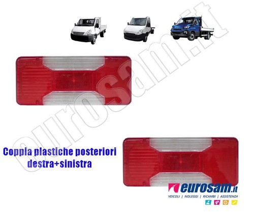Coppia plastiche gemme fanale - plastiche,