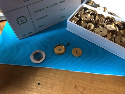 Nos barrel mainspring for - 1, +