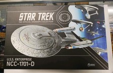 STAR TREK EAGLEMOSS USS ENTERPRISE NCC-1701-D XL NUOVO CON SCATOLA GRANDE SCALA 9" 