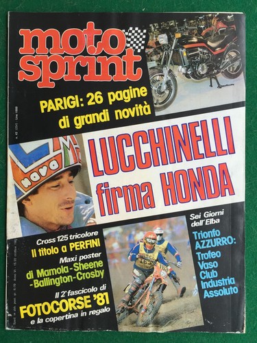 Rivista magazine moto sprint - rivista/magazine,