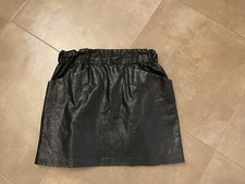 minigonna  ZARA Ecopelle Tg M Nera  A Vita Alta Nuova