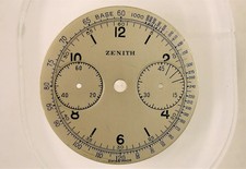 Zenith Chrono 2 contatori vintage quadrante originale anni '50