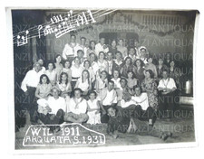 REAL PHOTO W THE CLASS 1911 BY