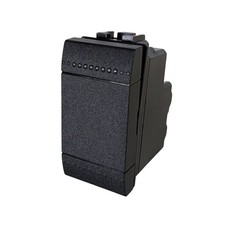 Interruttore Bipolare 2P 16A 220V MBL Nero 1M Compatibile Bticino Living Interna