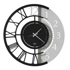 Orologio da parete particolare Grande Full Metal Jack Nero Arti & Mestieri 60 cm