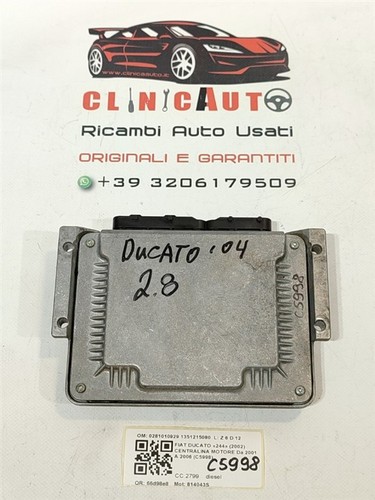 Centralina motore ecu per fiat - motore,
