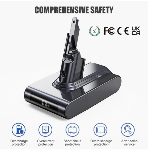 Batteria ricambio per dyson - ricambio,