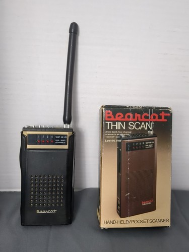 Scanner radio vintage bearcat - radio,