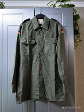 Camicia tela verde esercito