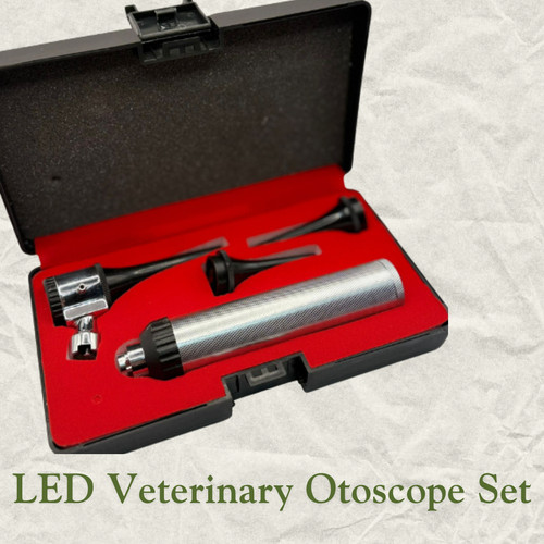 Set otoscopio veterinario led - veterinario,