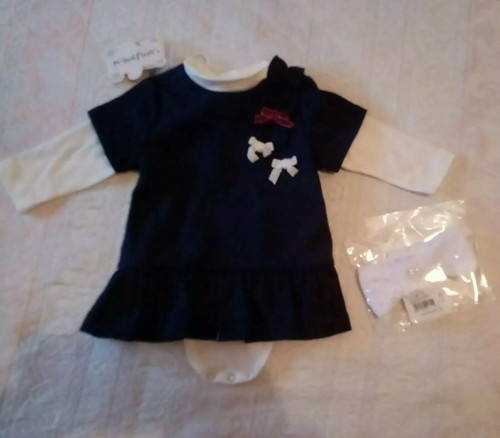 Abito body primigino blu con - a,