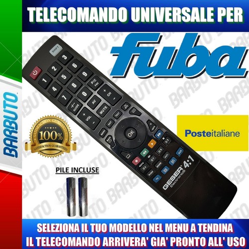 Telecomando universal fuba - telecomando,