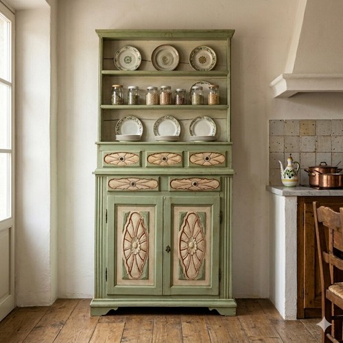 Credenza doppio corpo stile - credenza,