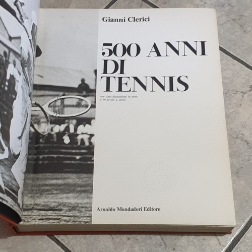 500 anni tennis - tennis, gianni