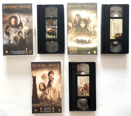 Vhs trilogia signore degli - vhs,
