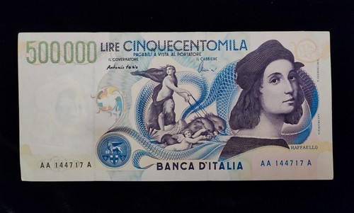 Banconota lire 500 000 serie - banconota, 500.000
