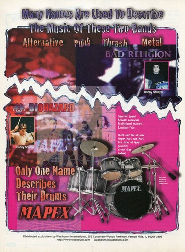 1996 print mapex mars pro - print, ad