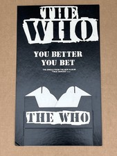 The Who You Better You Bet