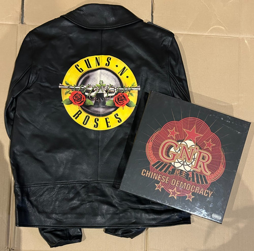 Giacca pelle guns - pelle, roses