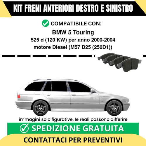 Pastiglie freno anteriori per - pastiglie,