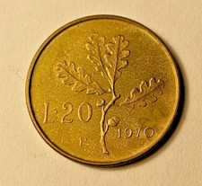 20 LIRE 1970  FDC, "P"