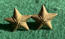 Spilla Distintivo Stellette WWI ufficiale Regio Esercito Dorate