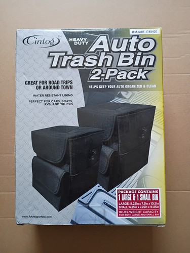 Auto trash bin - confezione, da