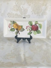 Servizio piatti/vassoio/piatto rettangolare vintage Portmierion Pomona