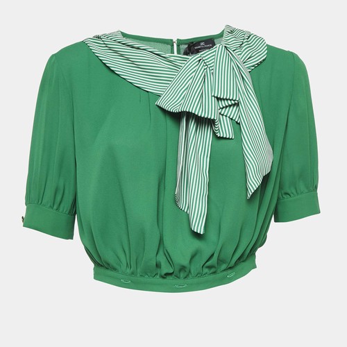 Top elisabetta franchi verde - top,