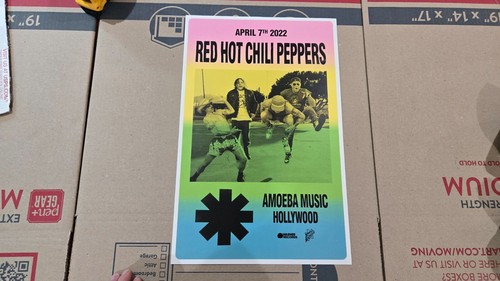 Poster concerto promo red - promo, hot