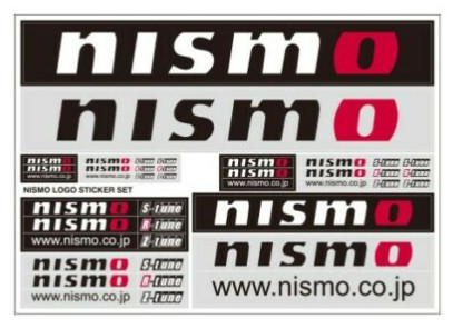 Set adesivi nissan - nismo, nismo