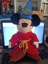 MICKEY MOUSE PELUCHE FANTASIA WIZARD TOPOLINO DISNEYLAND PARIS 30 CM