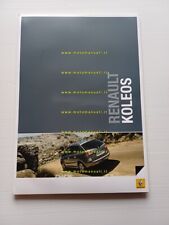 Renault Koleos 4x4 2008 cartella stampa italiano originale