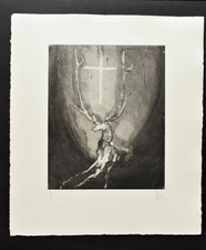 Nag Arnoldi - Cervo - Rara Incisione - Solo 90 esemplari, con certificato. 