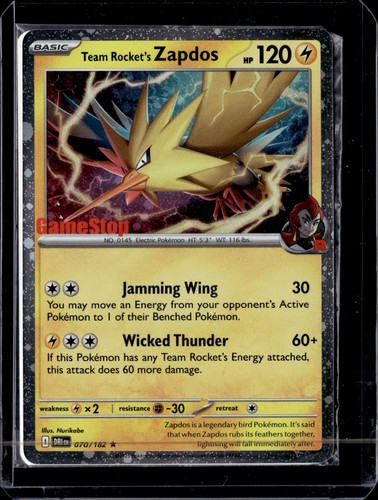 Team rocket zapdos - zapdos, 070/182