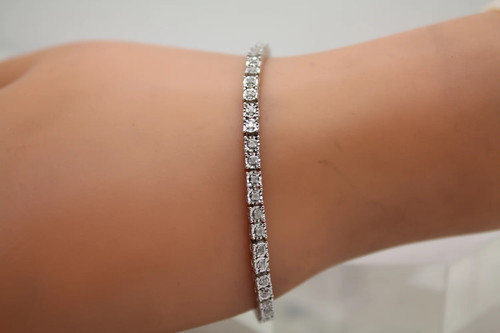 Bracciale tennis firmato - bracciale, ud