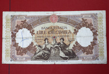 Repubblica Italiana 10.000 lire Regine del Mare 26 Gennaio 1957