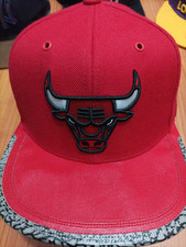 Cappello Mitchell & Ness Snapback Rosso Chicago Bulls TagliaRegolabile Usato NBA