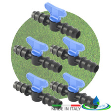 MINI VALVOLA a CILINDRO IRRIGAZIONE a GOCCIA PER TUBO e ALA GOCCIOLANTE GIARDINO