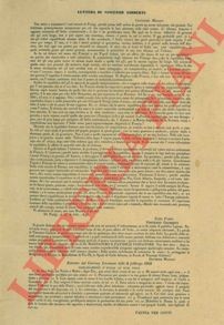 Lettere vincenzo gioberti - lettere, di