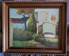 Olio su cartone dopo Ottone