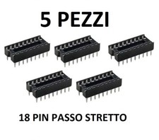 ZOCCOLO 18 PIN PASSO 2,54MM