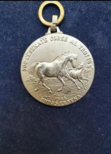 MEDAGLIA SOCIETÀ CESENATE CORSE AL TROTTO CAVALLI  IPPICA ENDAS CESENA 1988..