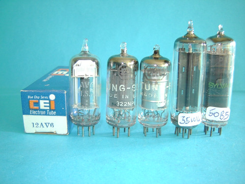 Valvole 12ba6 12be6 12av6 - ,