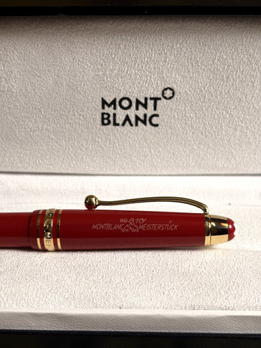 Penna montblanc rossa - penna,