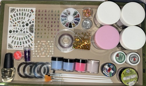 Set kit nail - art,, polveri